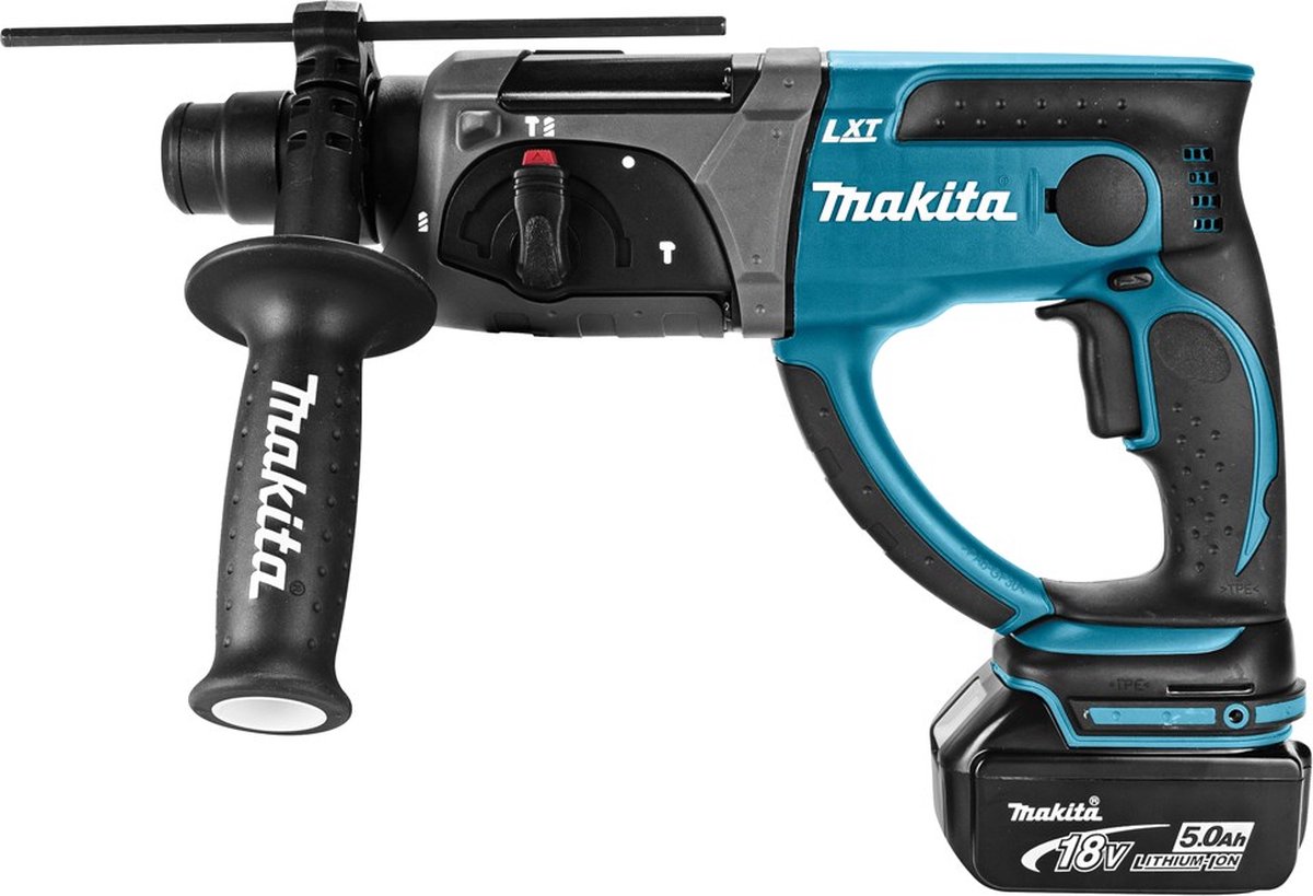 Makita Accu-boorhamer 18V – 2× 5,0 Ah-batterijen
