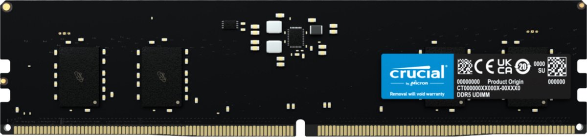 Crucial | DDR5 RAM | 8 GB | UDIMM | CL46
