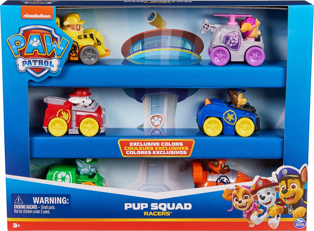 Paw Patrol | Pup Squad Racers | 6-Pack