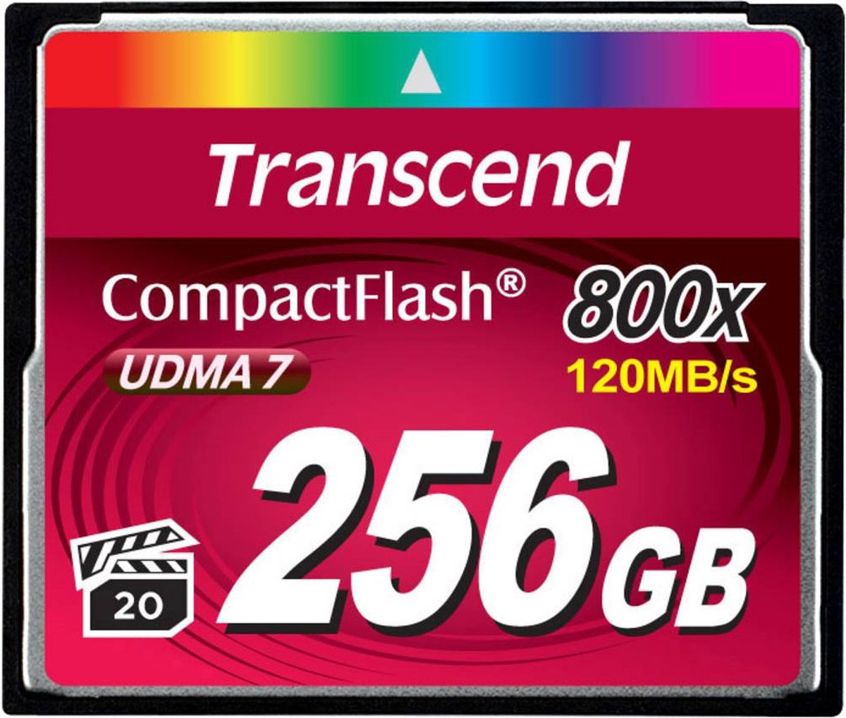 Transcend | Compact Flash | 256 GB | 800×