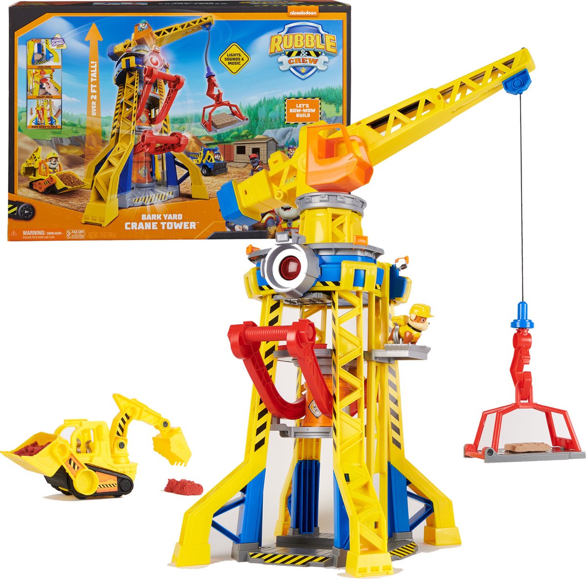 Rubble & Crew | Bark Yard Kraantoren | Speelgoed voor kinderen