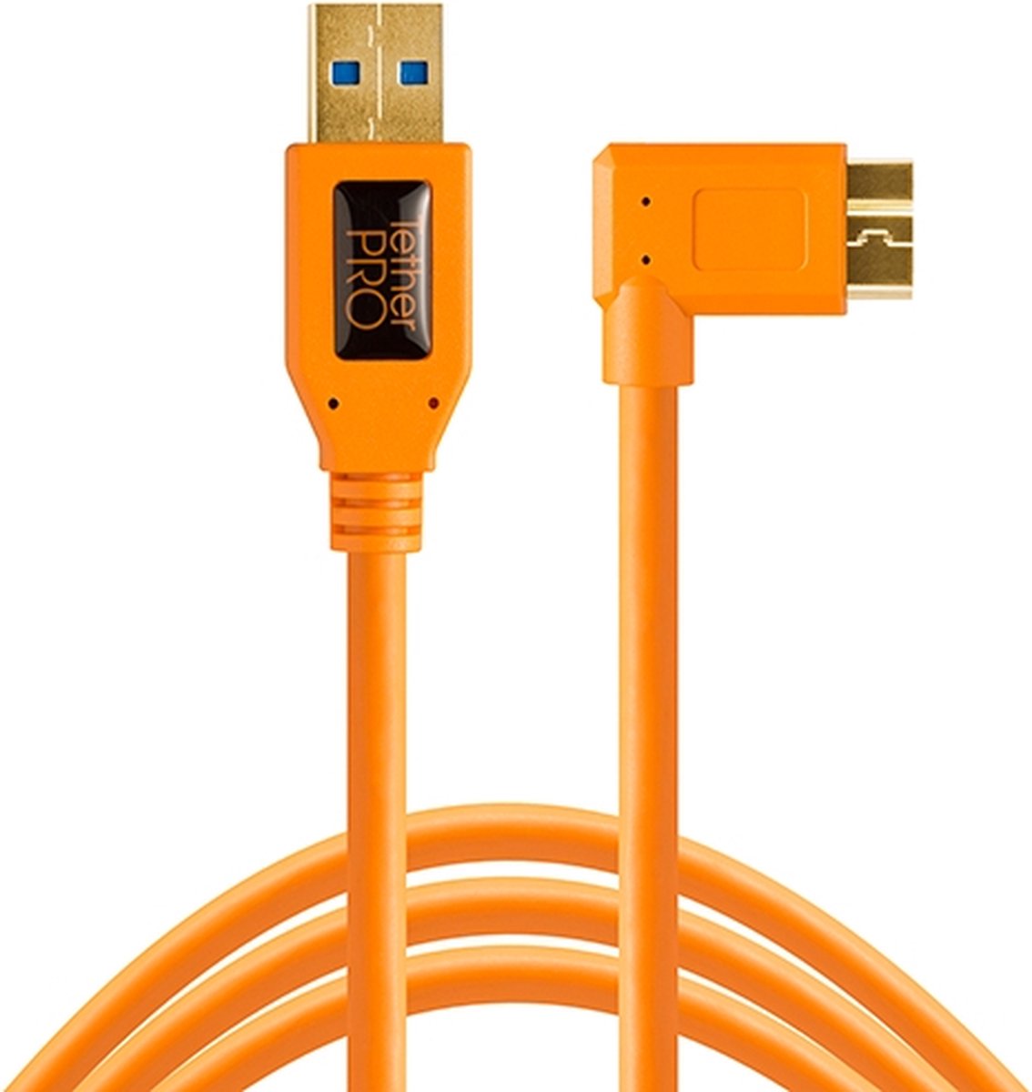 Tether Tools | USB 3.0 Micro-B | rechte hoek | 4,6 m/15 ft | oranje