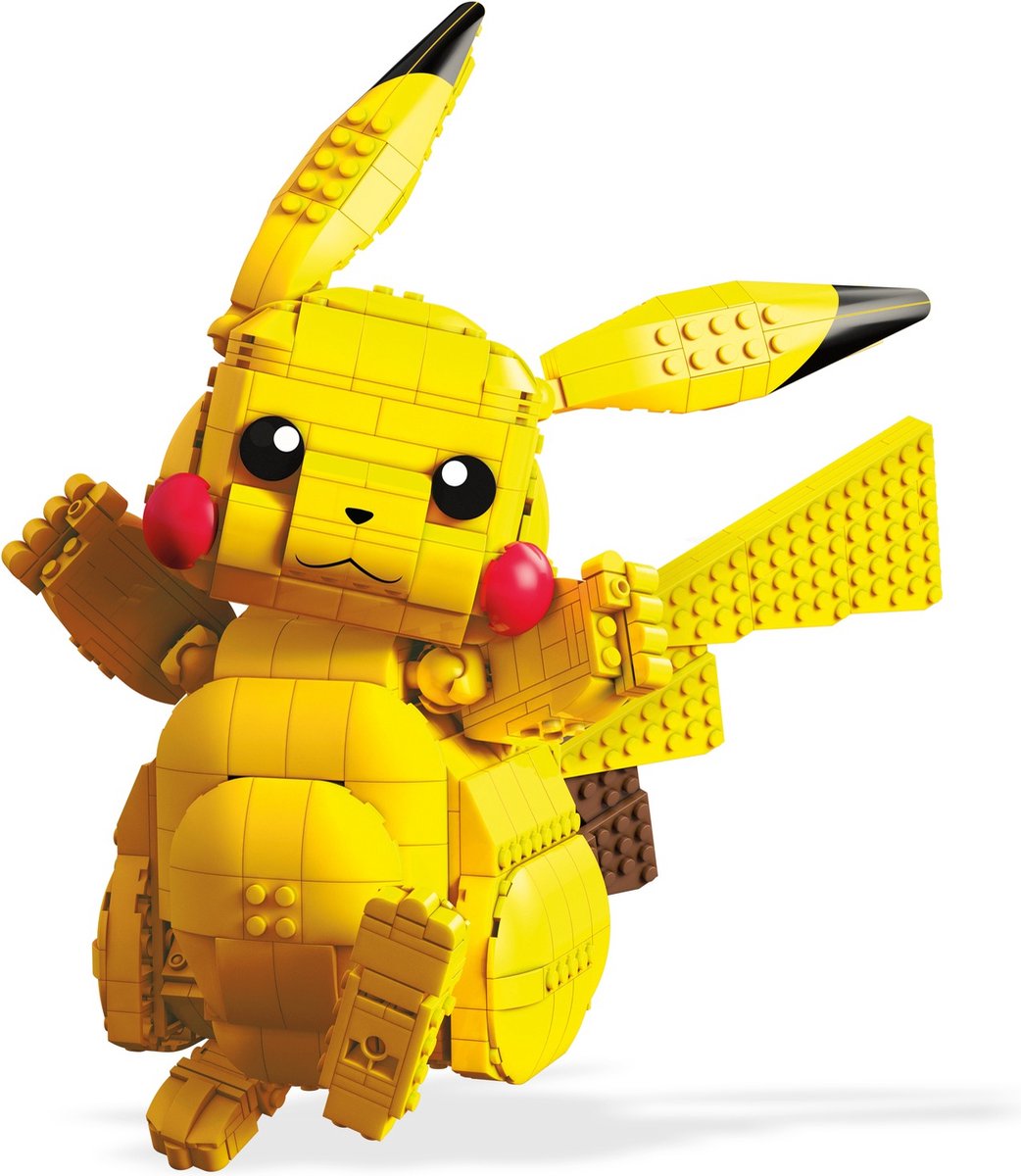 Mega Construx | Pokémon Jumbo Pikachu | Bouwset van 1000+ stenen