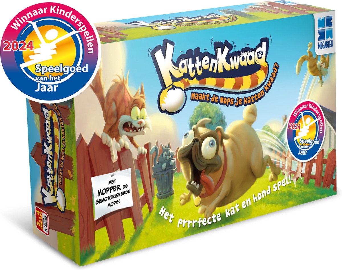 Spel Kattekwaad | Bordspel | Voor 2-6 Spelers | Leeftijd 8+