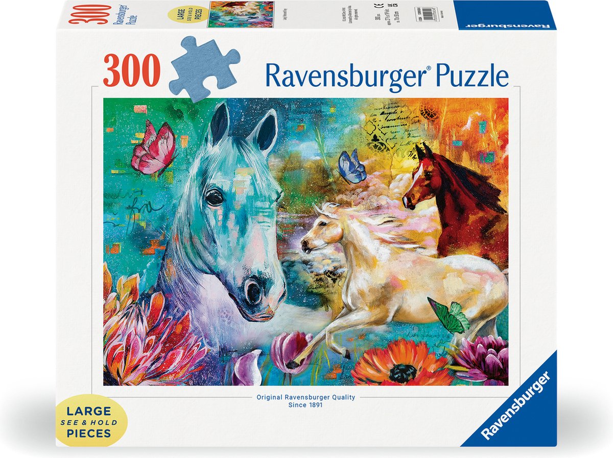 Ravensburger | Puzzel | Fantasie Paarden 300 Stukjes Extra Groot