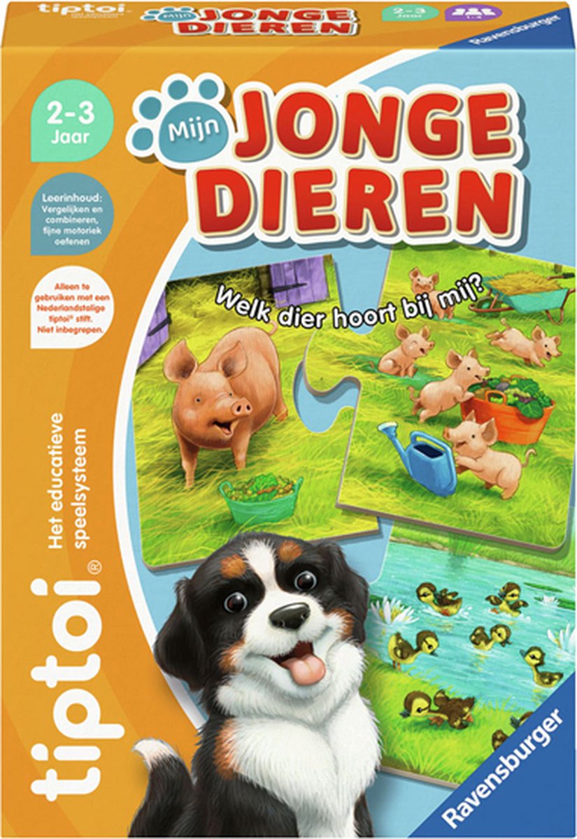 Ravensburger | Tiptoi Mijn Jonge Dieren | Educatief Speelgoed