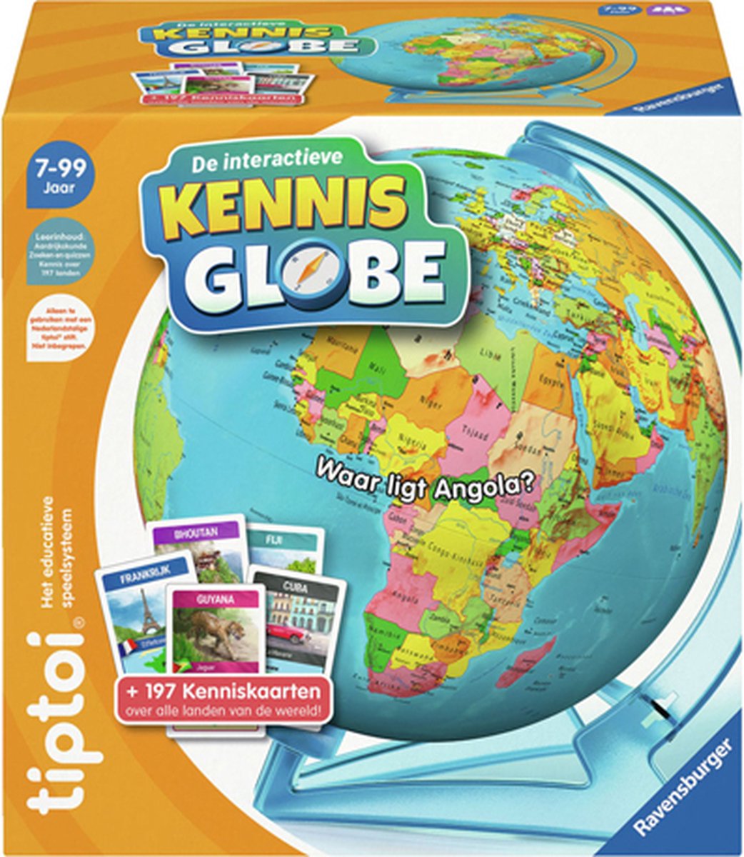 Ravensburger | Tiptoi Interactieve Kennis Globe | Educatief Spel