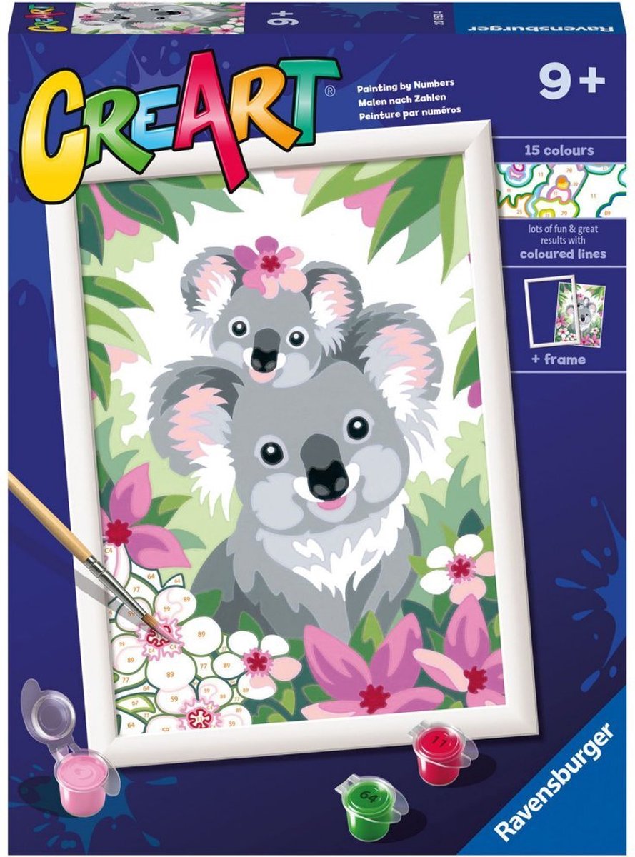Ravensburger | Schilderen op nummer | Koala's