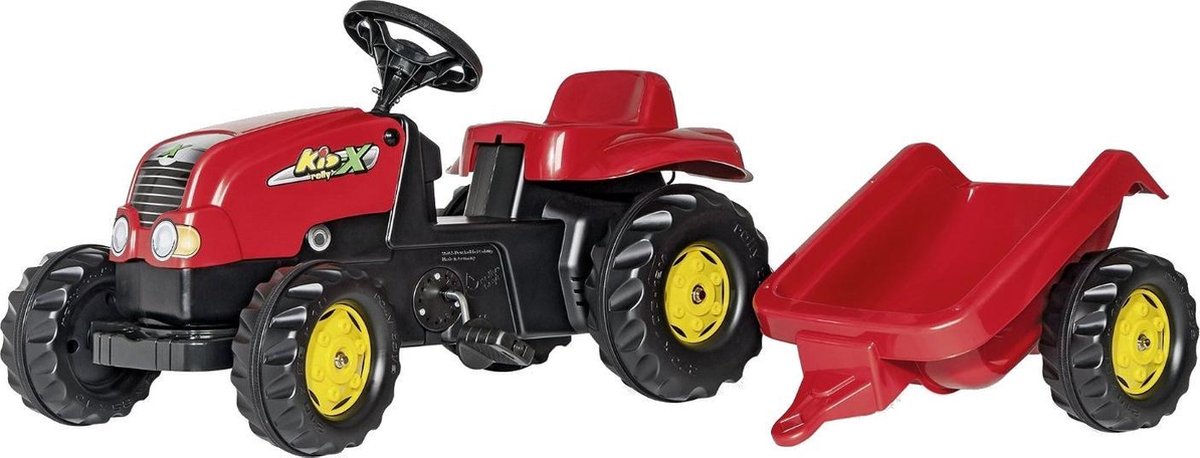 RollyKid | Traptractor | Inclusief Aanhanger