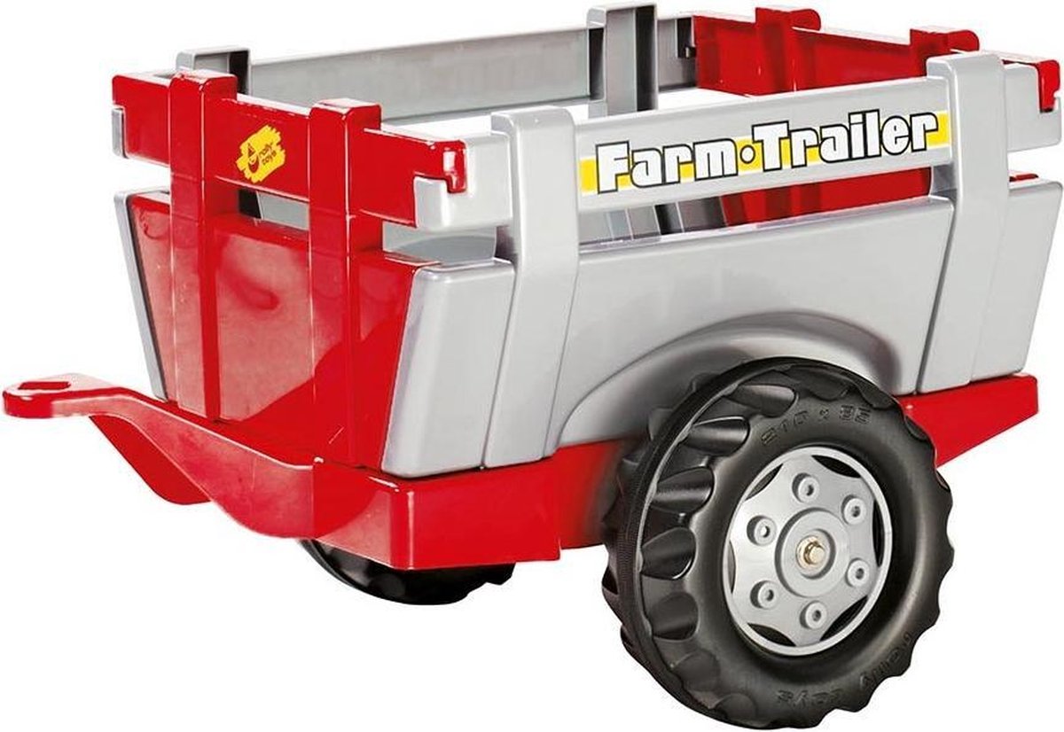 Rolly Toys | Aanhanger | Rood & Zilver