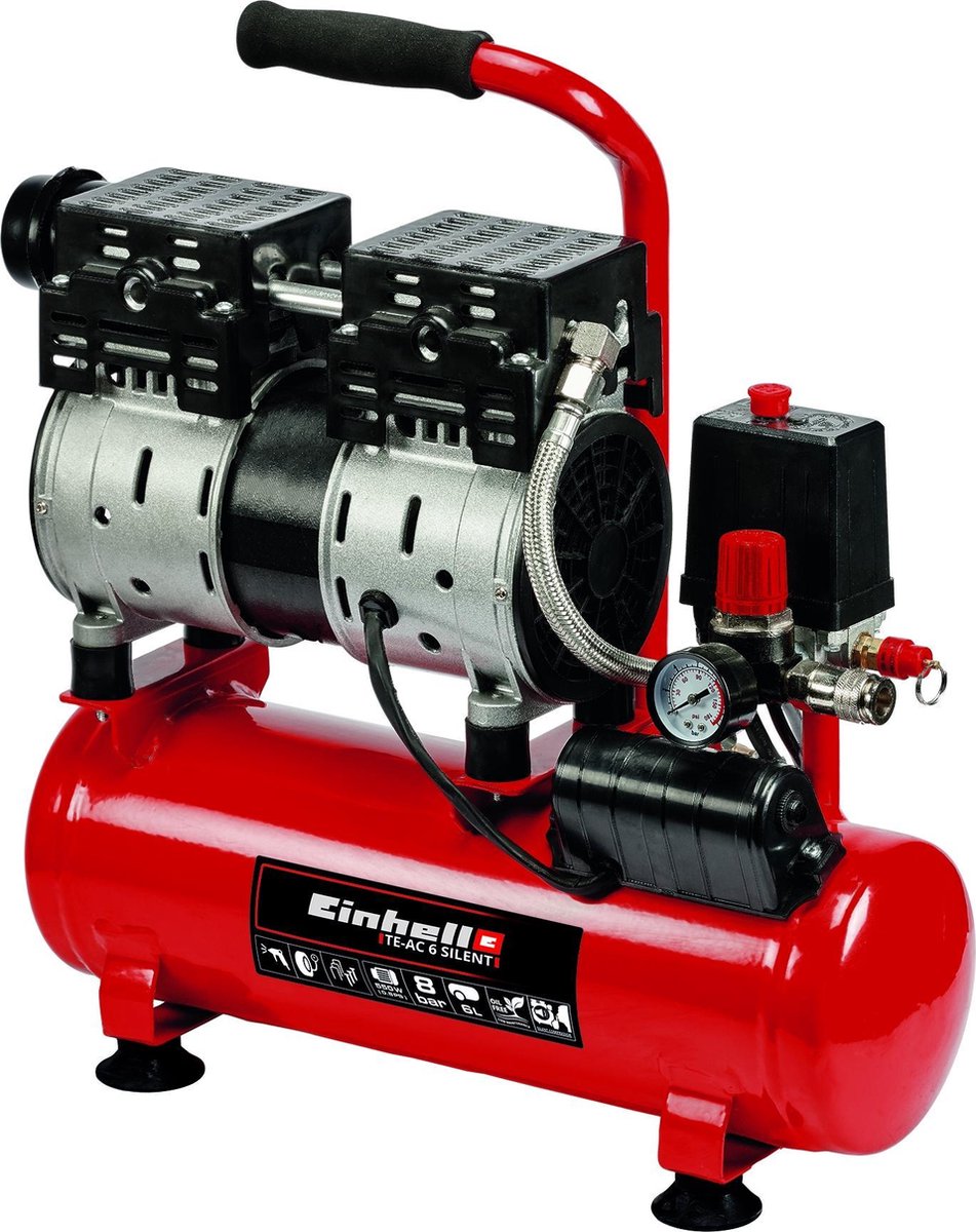 Einhell | Luchtcompressor | TE-AC 6 Silent (615988)