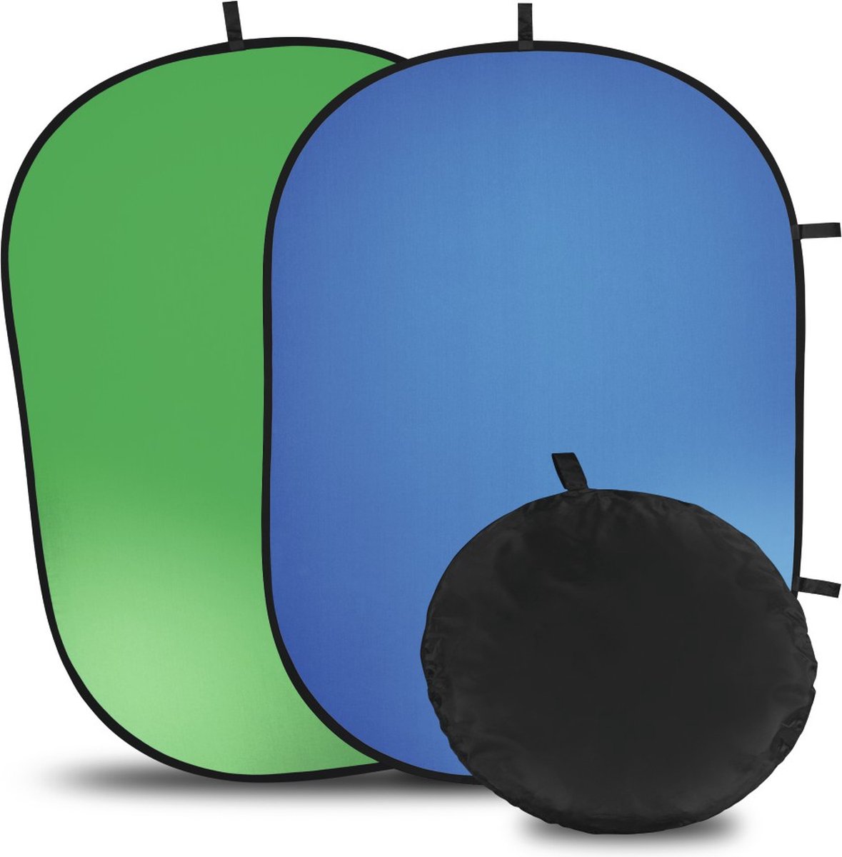 Hama Achtergronddoek 2-in-1 150×200 cm Groen/Blauw