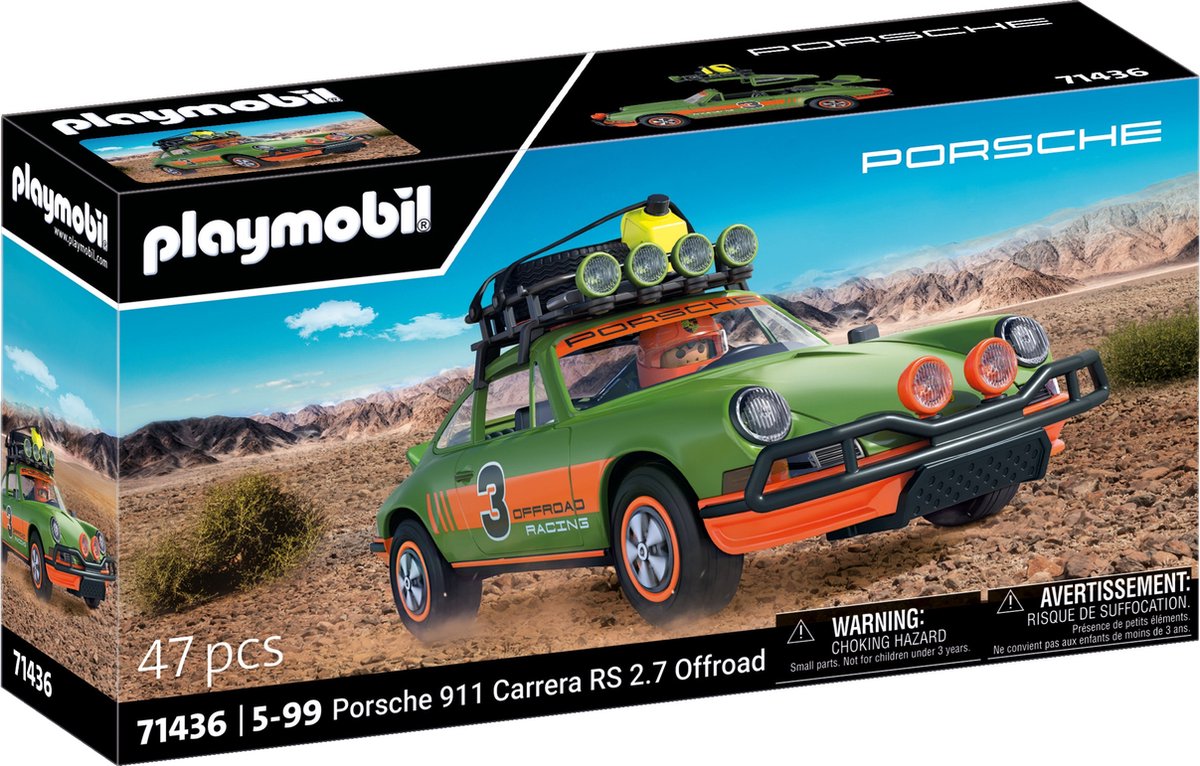 Playmobil Auto-speelset: Porsche 911 Carrera RS 2.7 Offroad