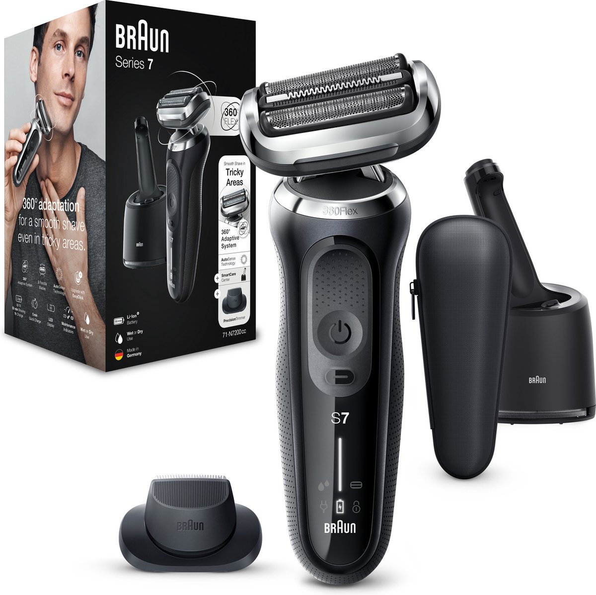 Braun | Series 7 | 71-N7200cc | Zwart