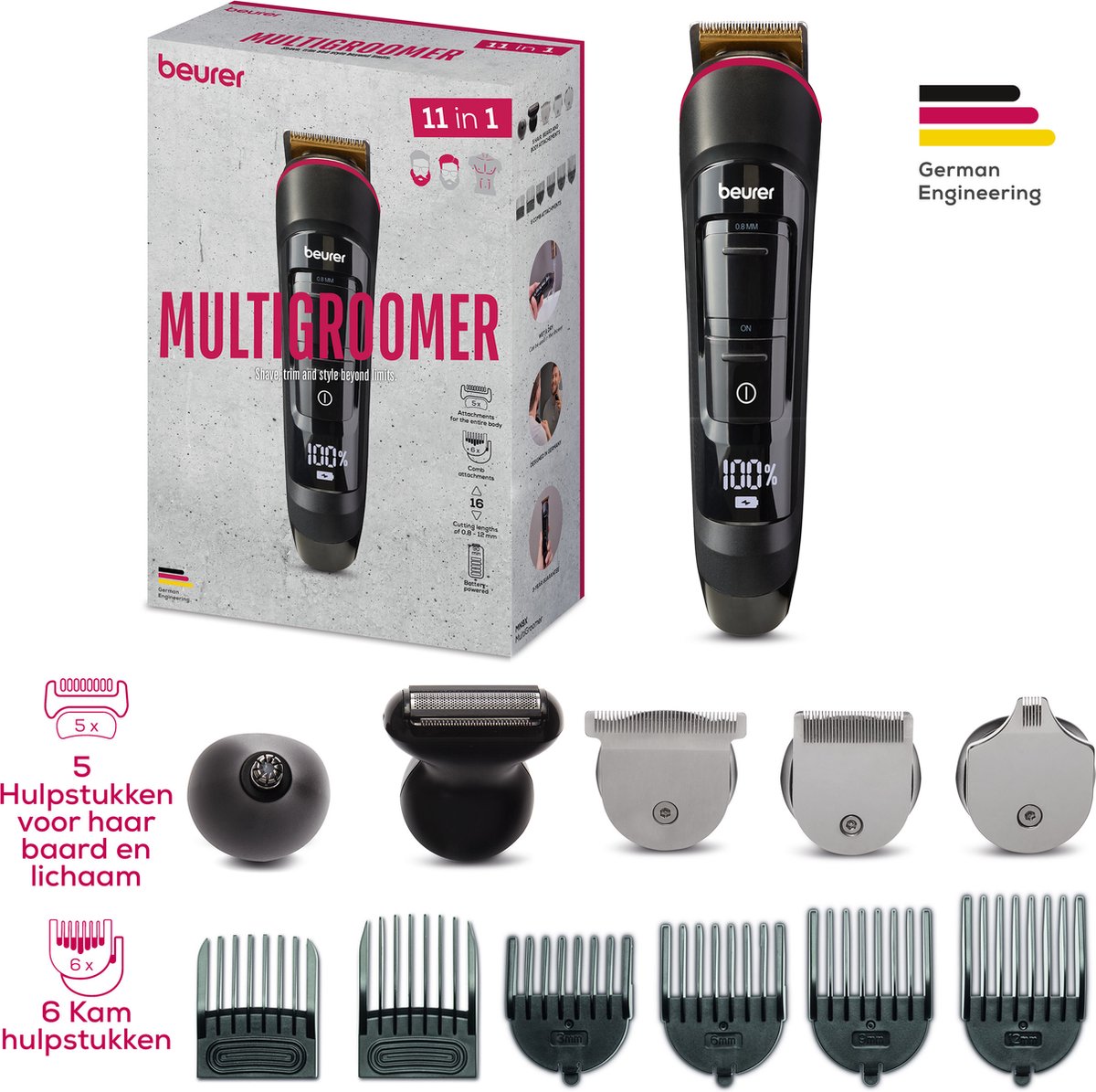 Beurer | Multigroomer | 9 functies