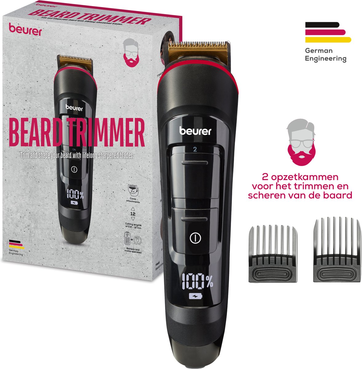 Beurer | MN4X | Professionele Baardtrimmer