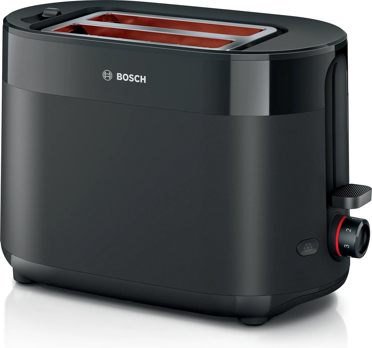 Bosch | Broodrooster | Zwart | 2 sleuven met toastfunctie