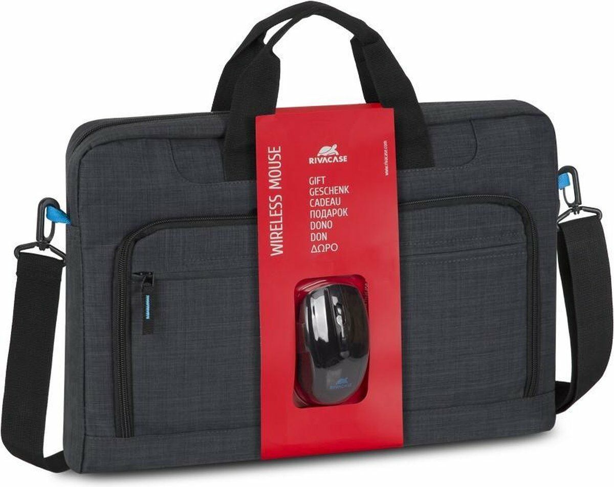 Rivacase 8058 laptoptas voor 17,3-inch laptops – zwart