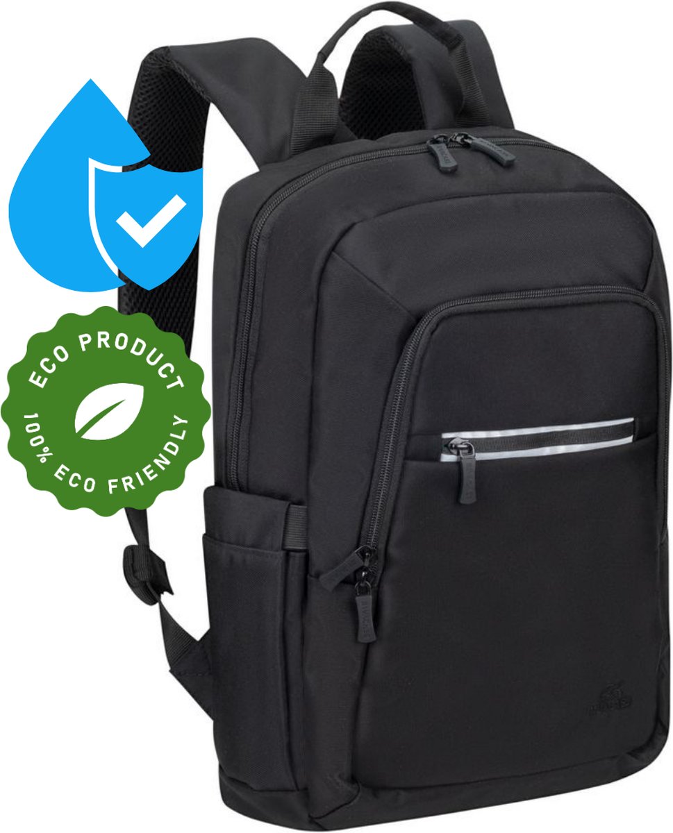 RIVACASE | Laptoprugzak | 13,3-14 inch | ECO | Zwart