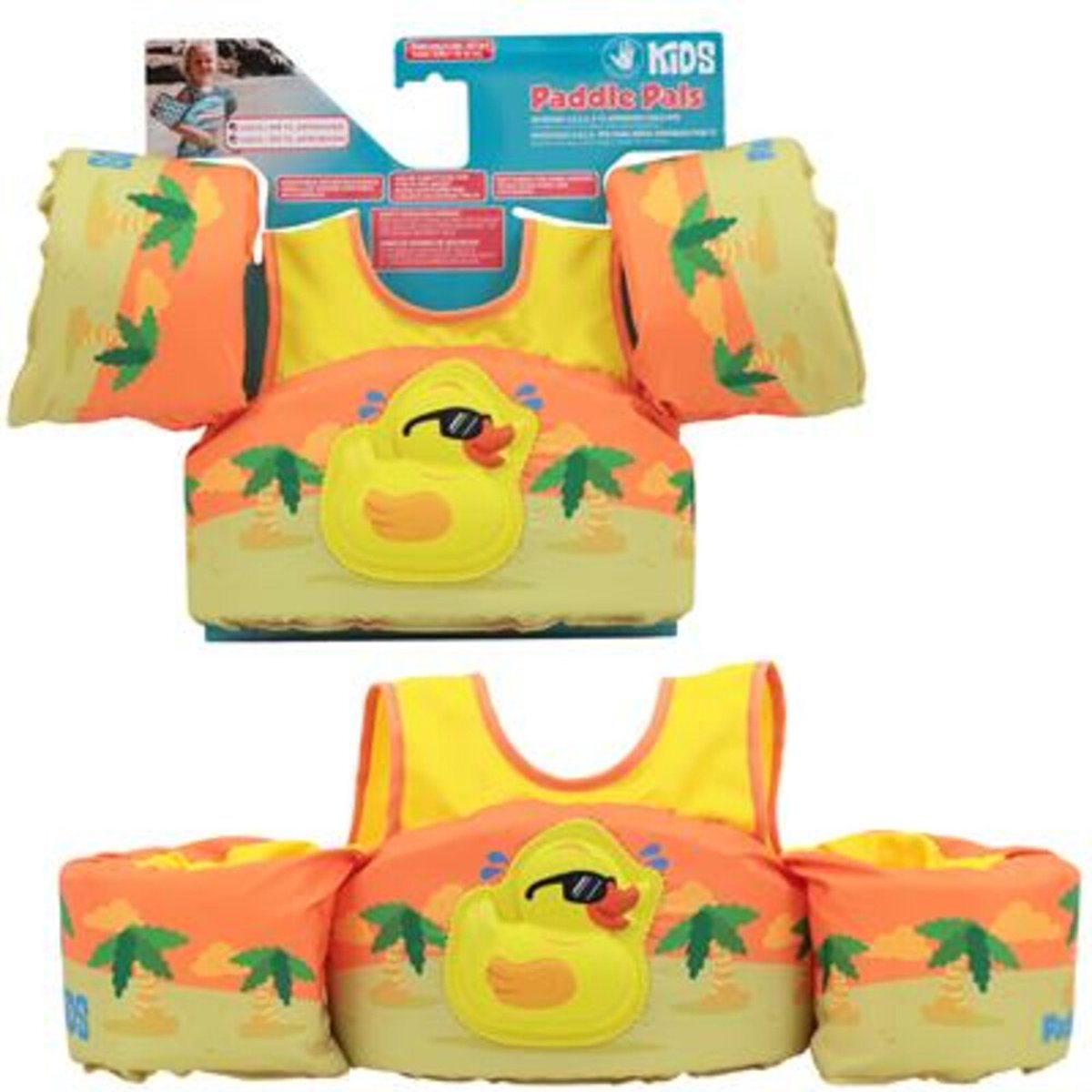 Paddle Pal Eend 3D | 3-6 Jaar | Geel