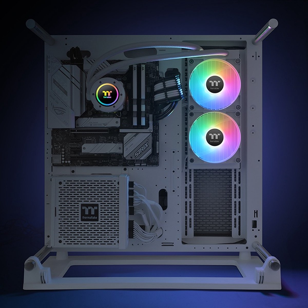 Thermaltake | CPU Liquid Cooler | TH240 V2 ARGB Sync Snow Edition