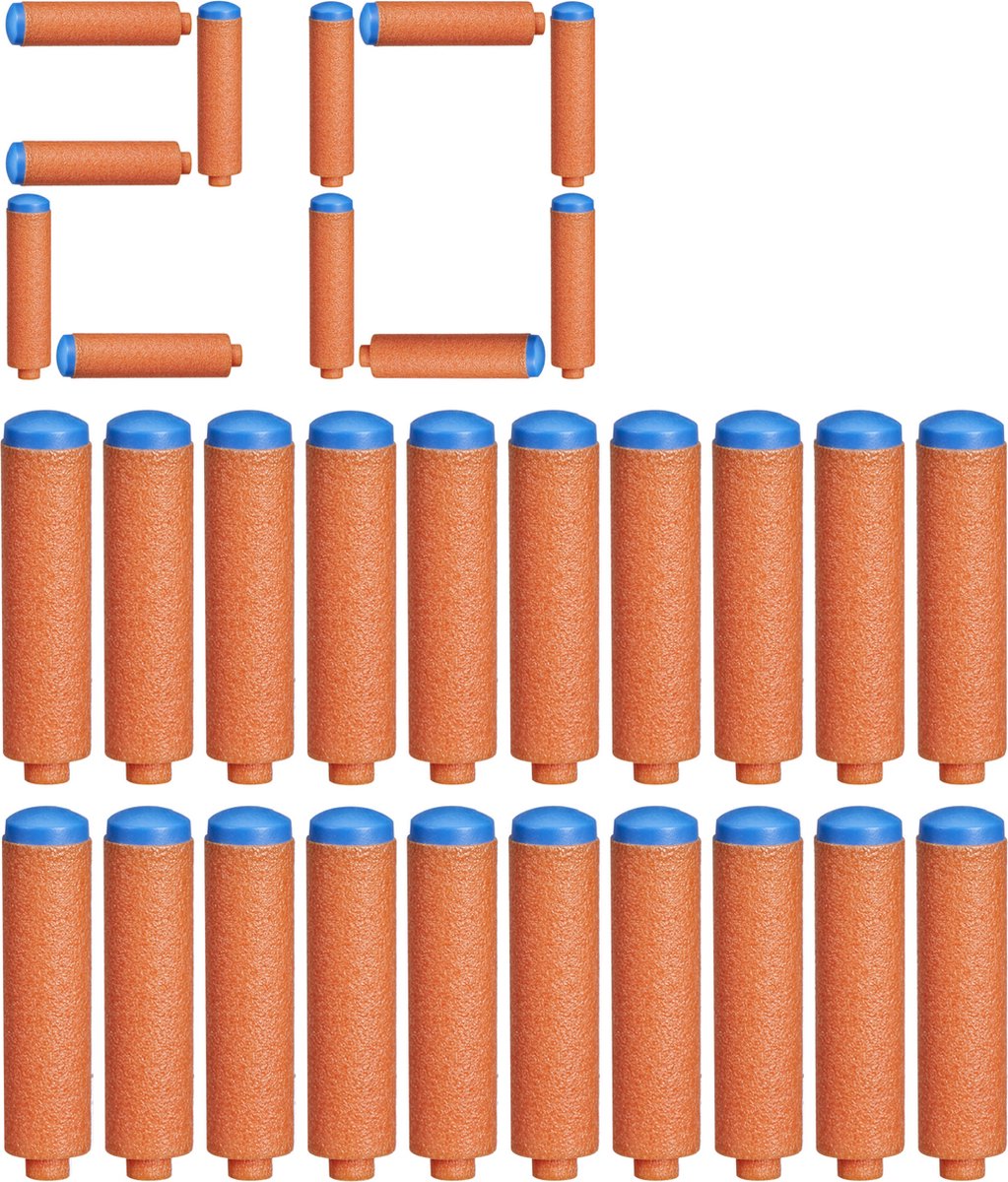 Nerf | Navulling schuimpijltjes | 20 pijltjes