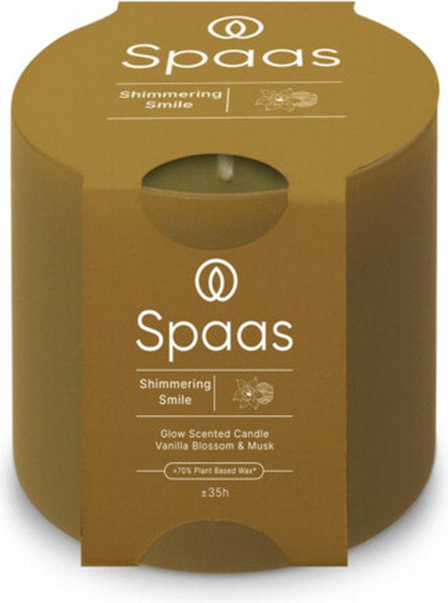 Spaas | Geurkaars | Shimmering Smile - 35 uur brandtijd
