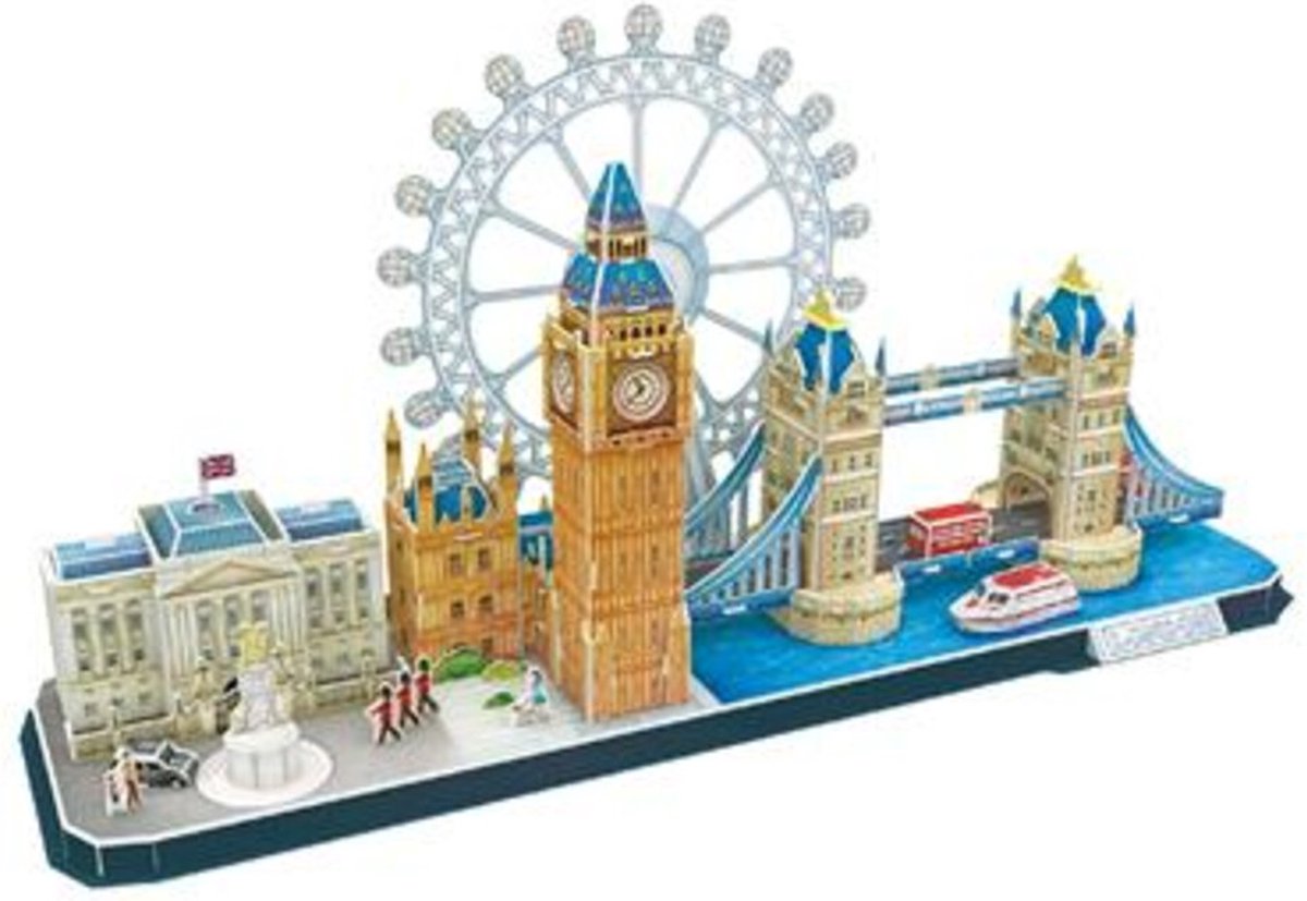 Cubic Fun | 3D Puzzel | City Line Londen - 107 Stukjes