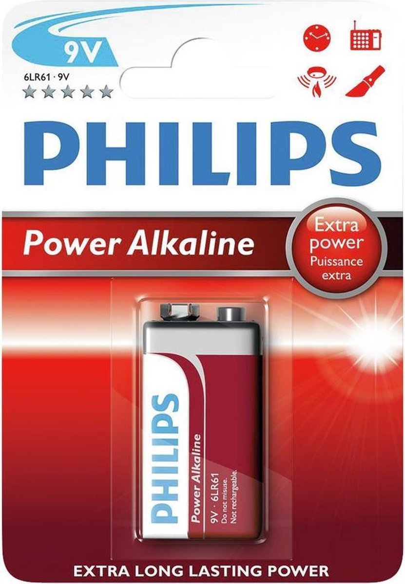 Philips | 9V Power Alkalinebatterij