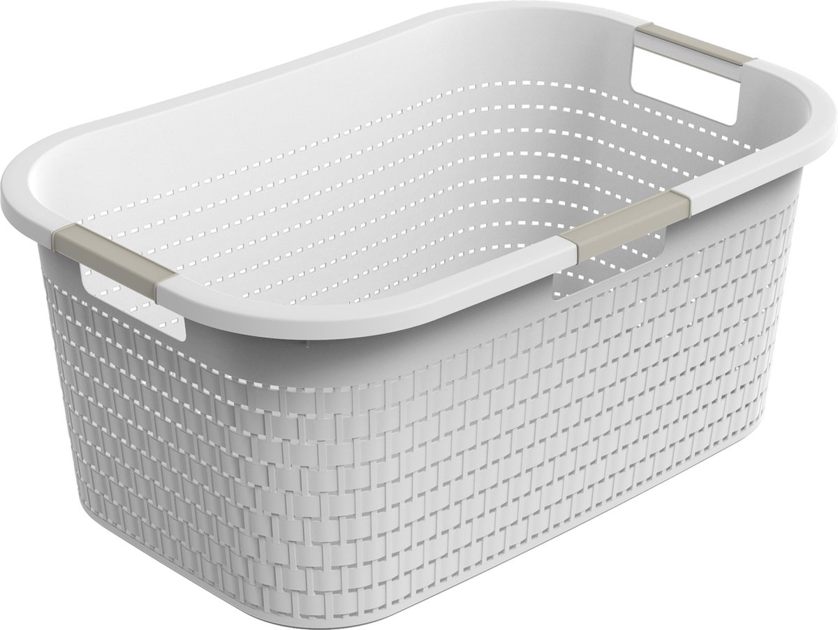 Rotho | Wasmand | 40L – Country wit