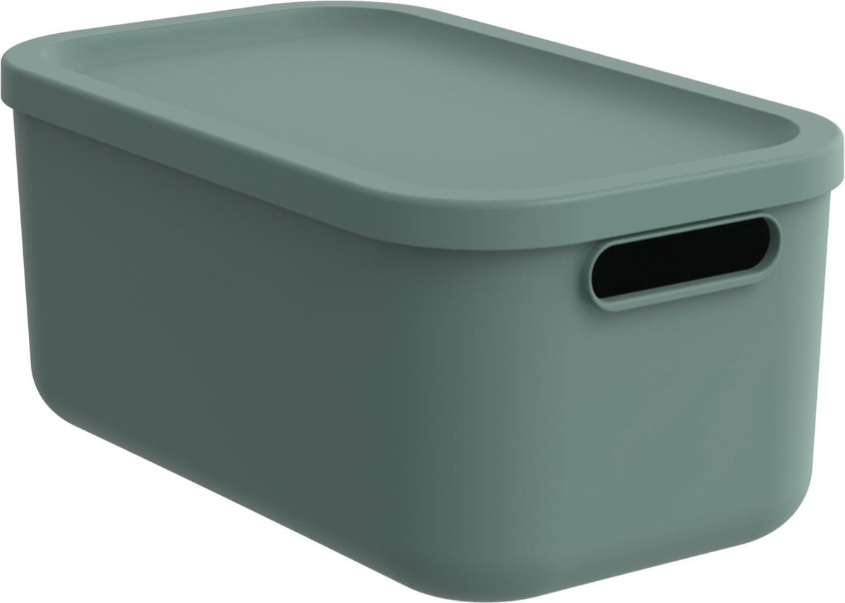 Albula Light | Decoratie opbergbox | 12 L | Groen