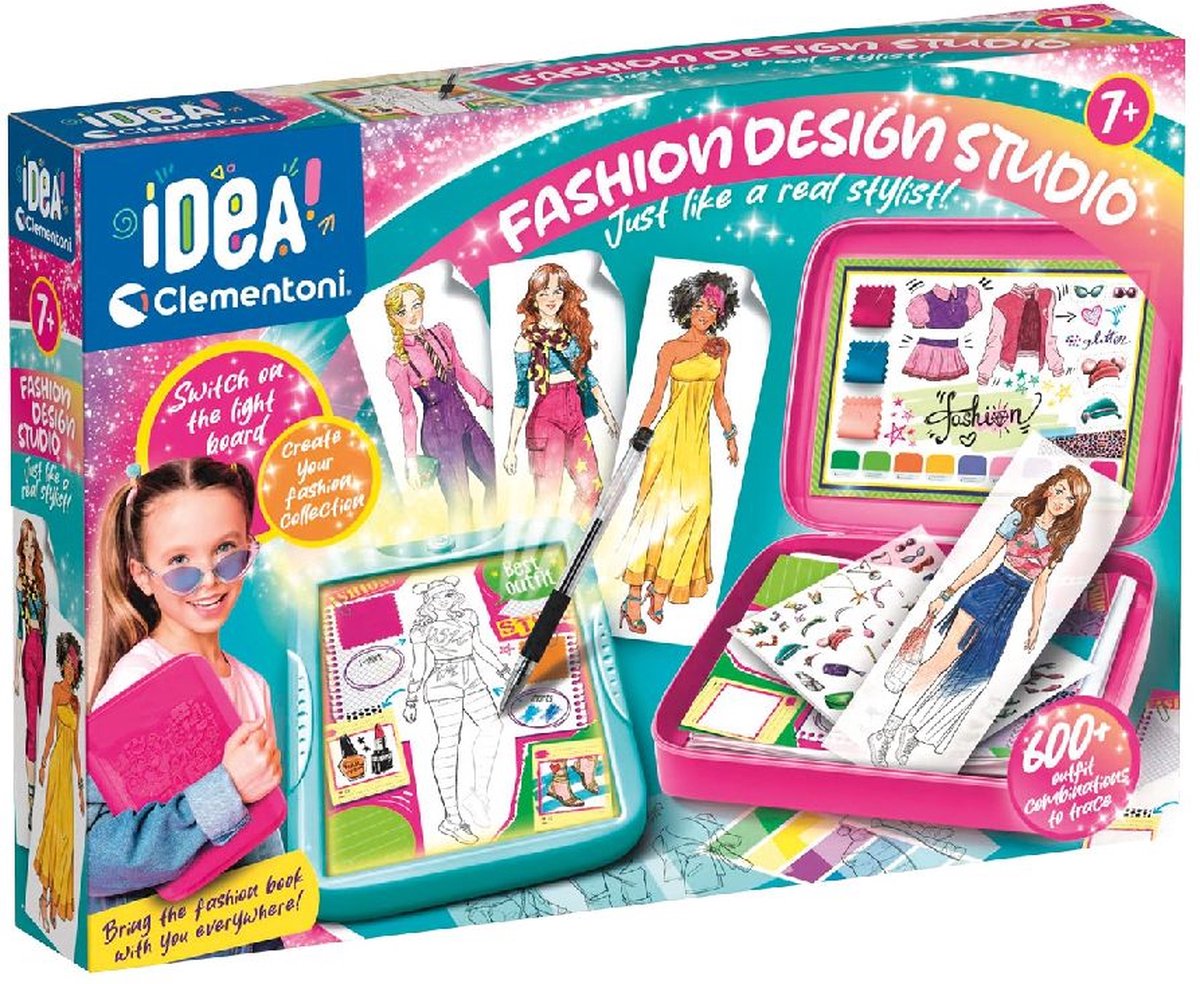 Clementoni | Fashion Designer – Verlicht ontwerpbord, inktstift & outfitontwerpen