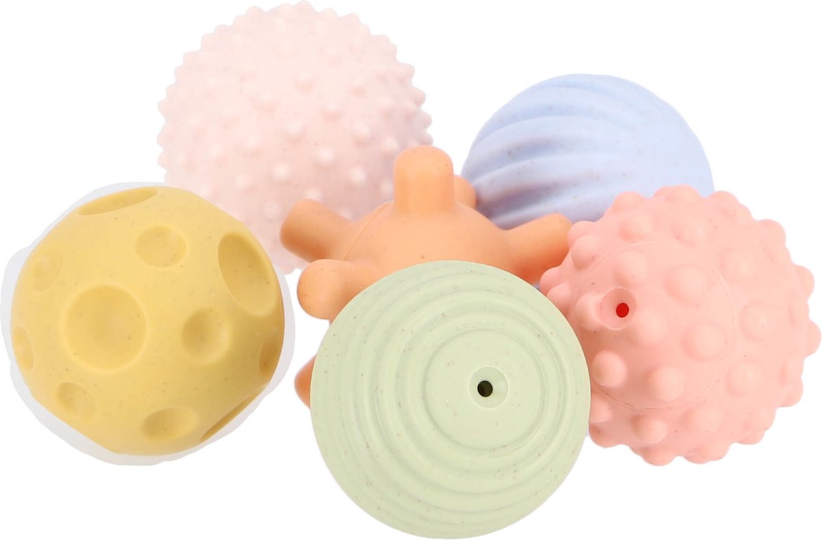 Jipy | Speel- en leerballen | 6 stuks