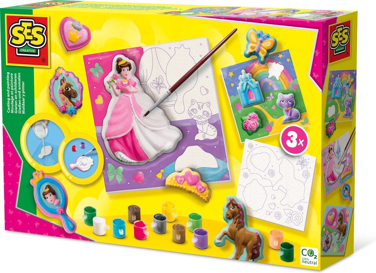 Ses | Gips Gieten | 3D Schilderijen met Prinsessen