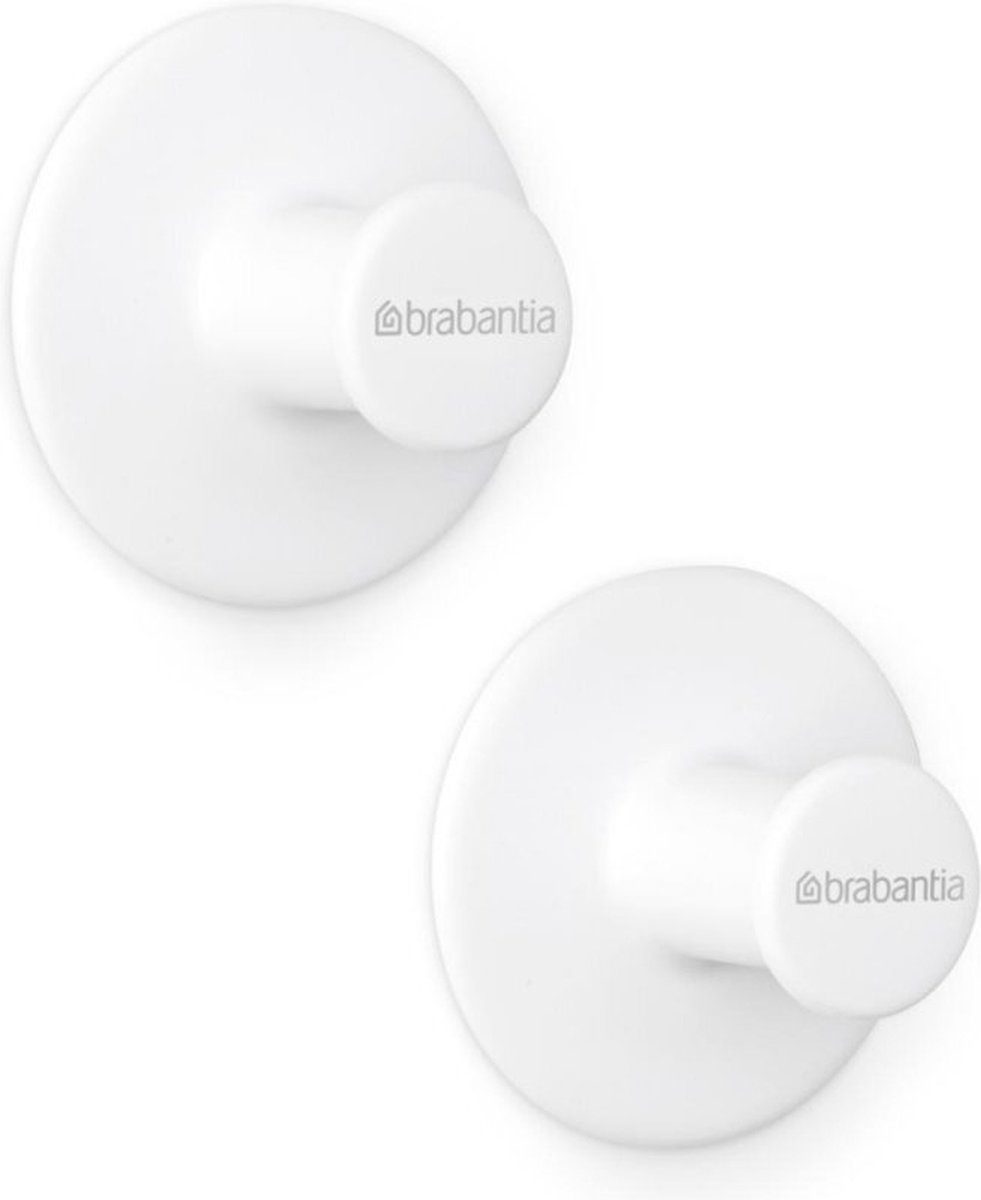 Brabantia | Handdoekhaakjes | Set van 2 - White
