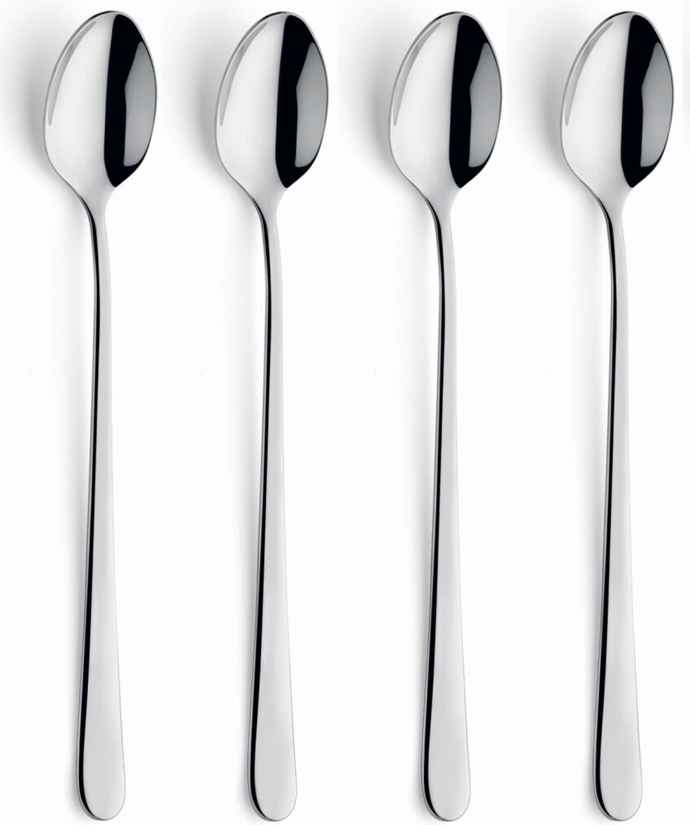 Amefa | Lepels | Latte macchiato/sorbet | Set van 4