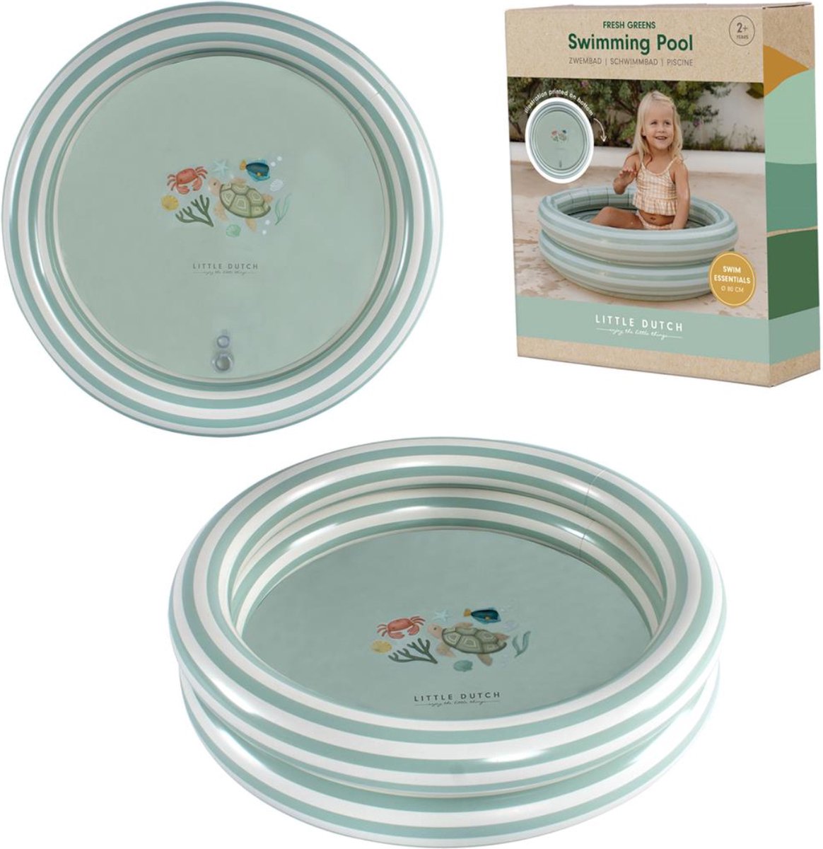Little Dutch Fresh Greens Zwembad 80cm