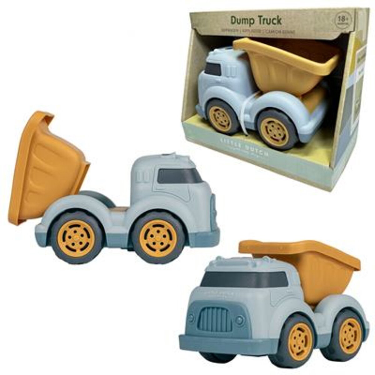Little Dutch | Kiepwagen | Blauw | 17 cm