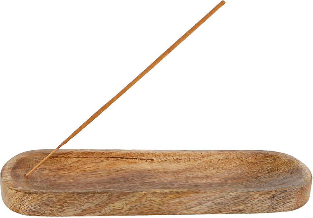 Hout, Salie & Zeezout | Geurstokjes | Lichtgroen Hout | 24 x 7,5 x 2 cm