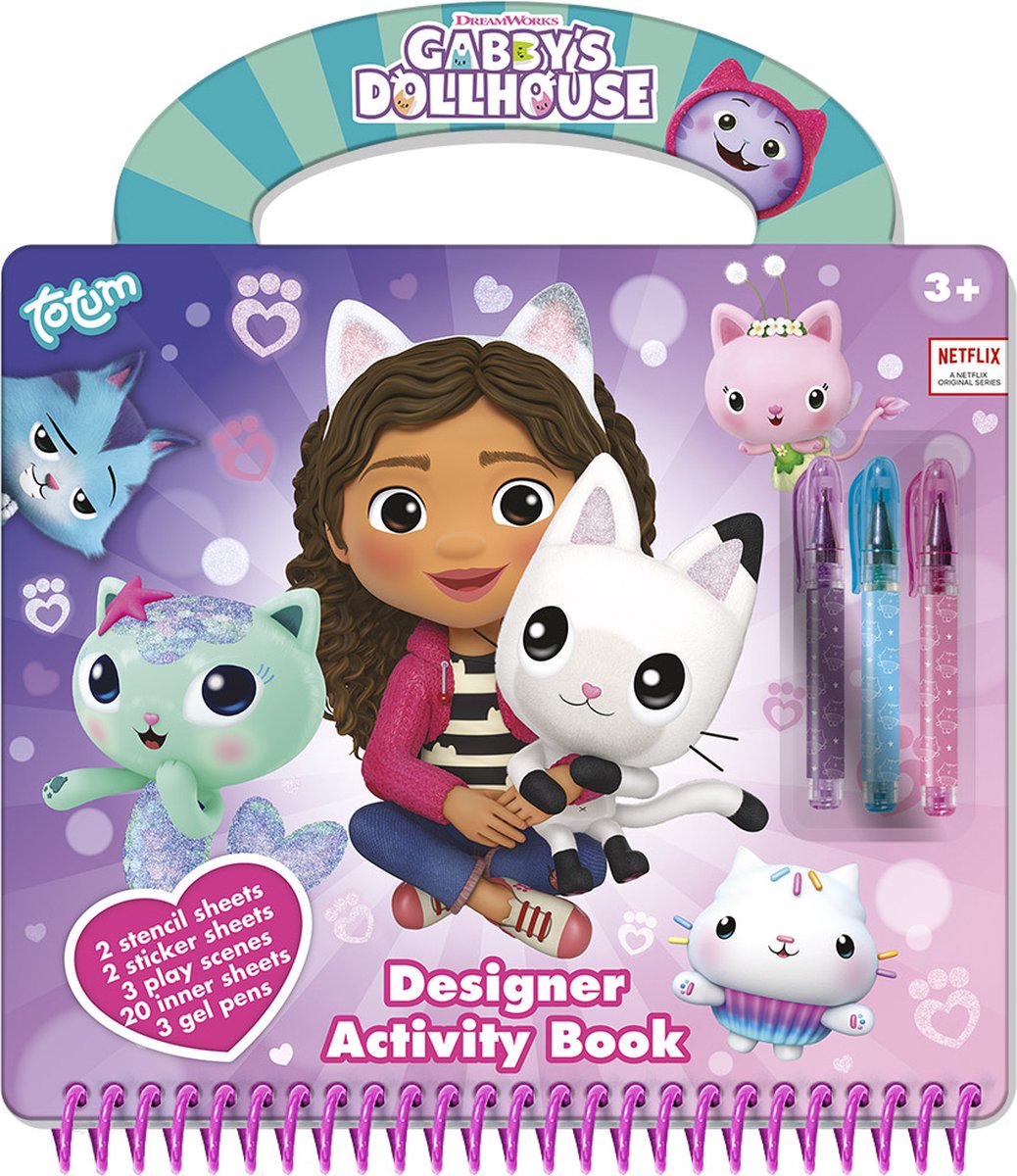 Gabby's Dollhouse Designer Teken- Activiteitenboek