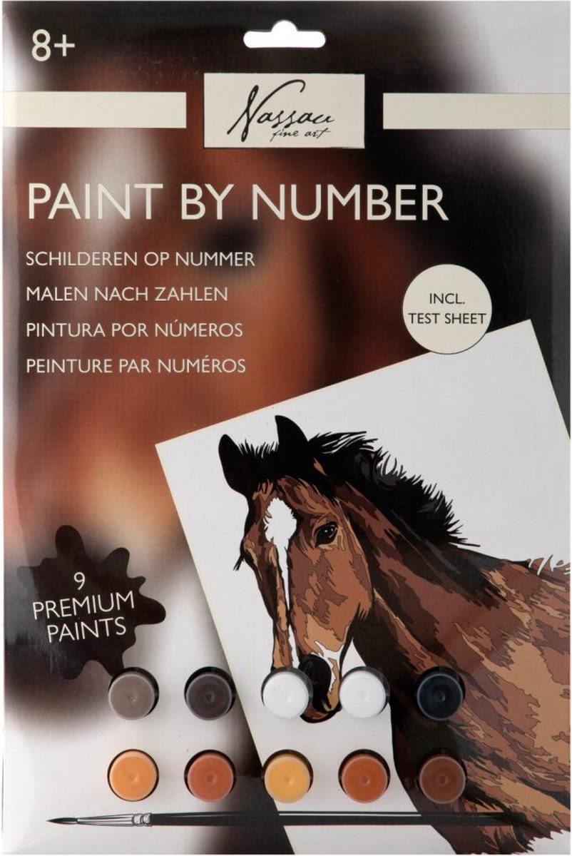 Schilderen op Nummer Paard