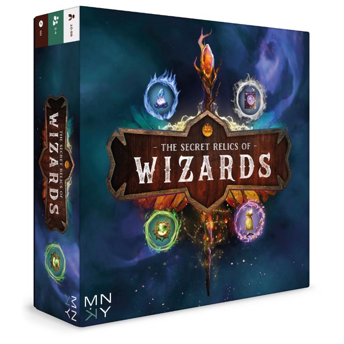 De geheime relikwieën van tovenaars | Bordspel | Strategie | Voor 2-4 spelers