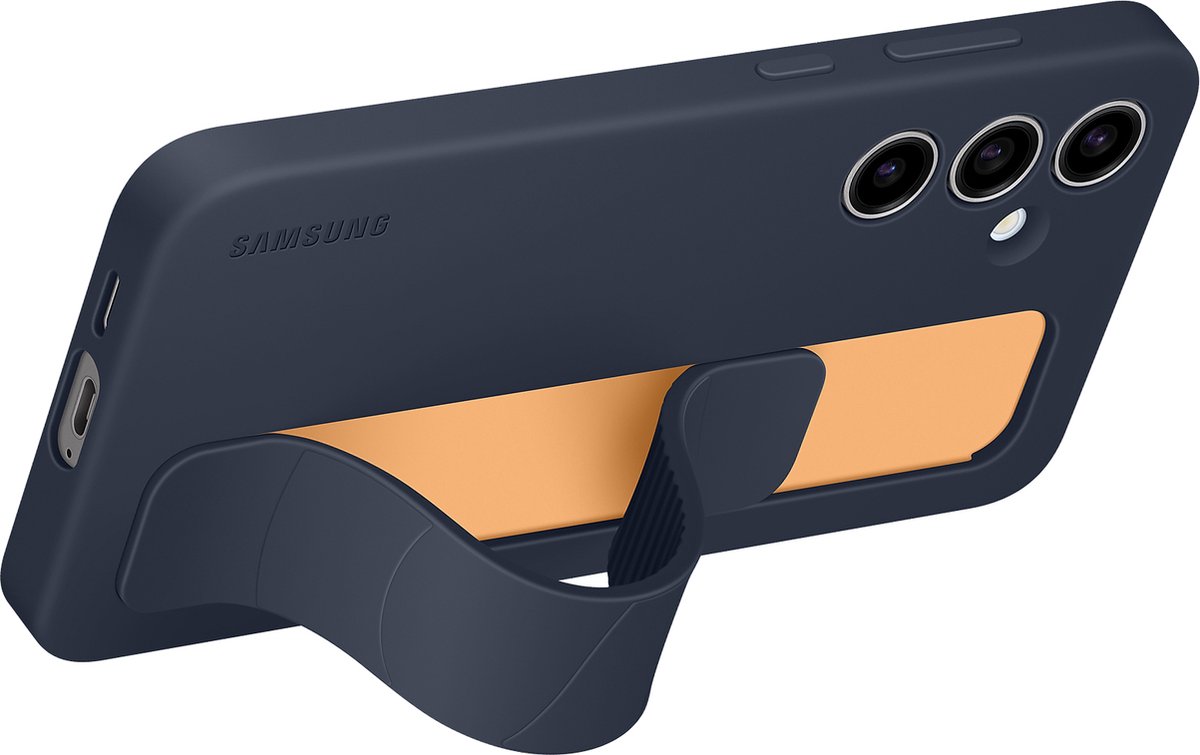 Samsung | Standing Grip Case | Blau/Zwart voor Galaxy S24 FE