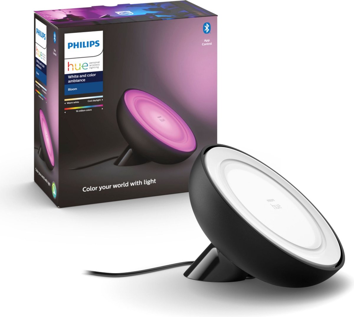 Philips | LED Tafellamp | Bloom | Zwart
