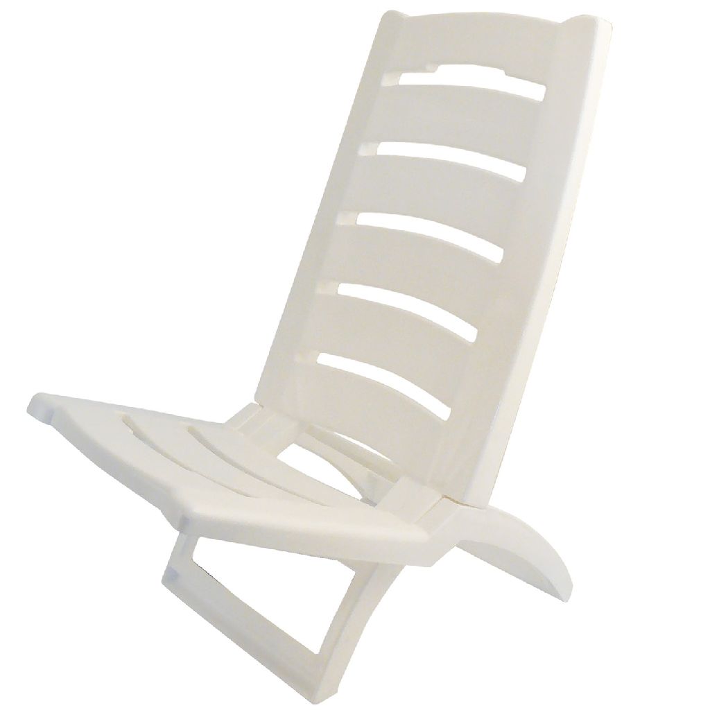 Summertime | Strandstoel Wit | Kunststof