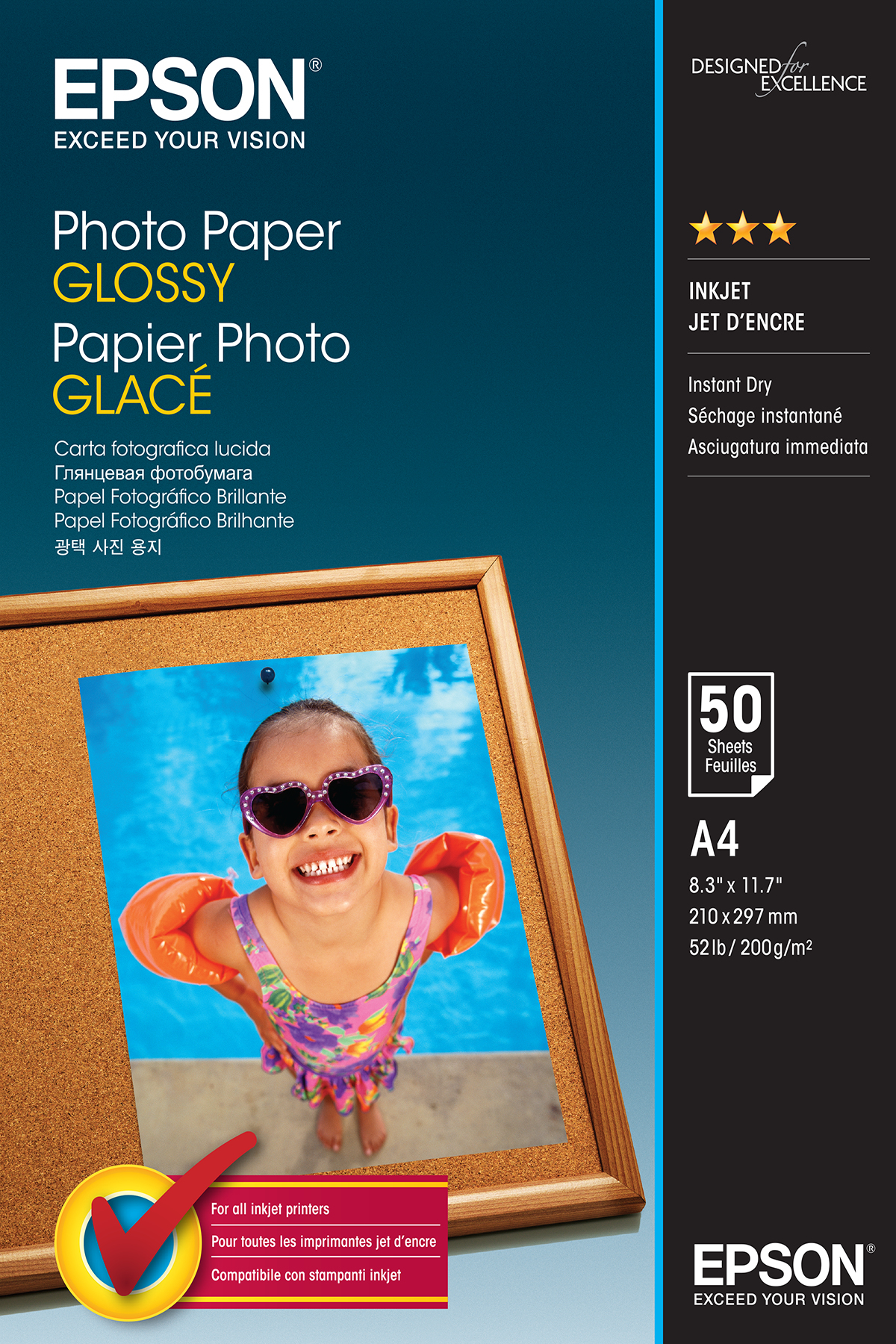 Epson | Fotopapier | Glans A4 | 50 vellen | 200 g/m²