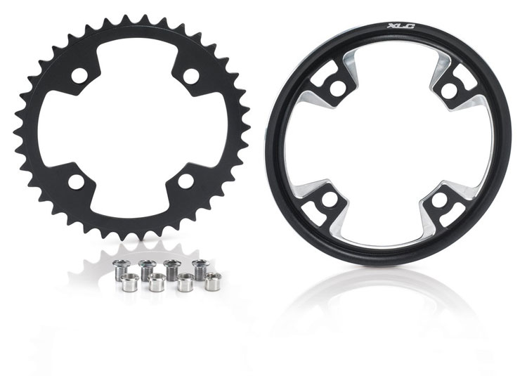 XLC kettblad 38T aluminium voor Bosch E-bike CG 104, zwart