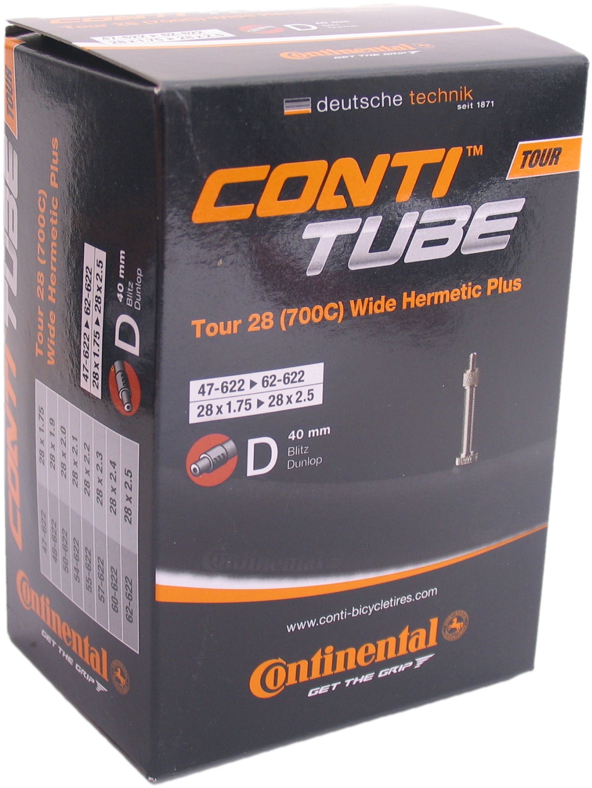 Continental | Binnenband | 28 inch - DV40mm ventiel - Hermetic Plus