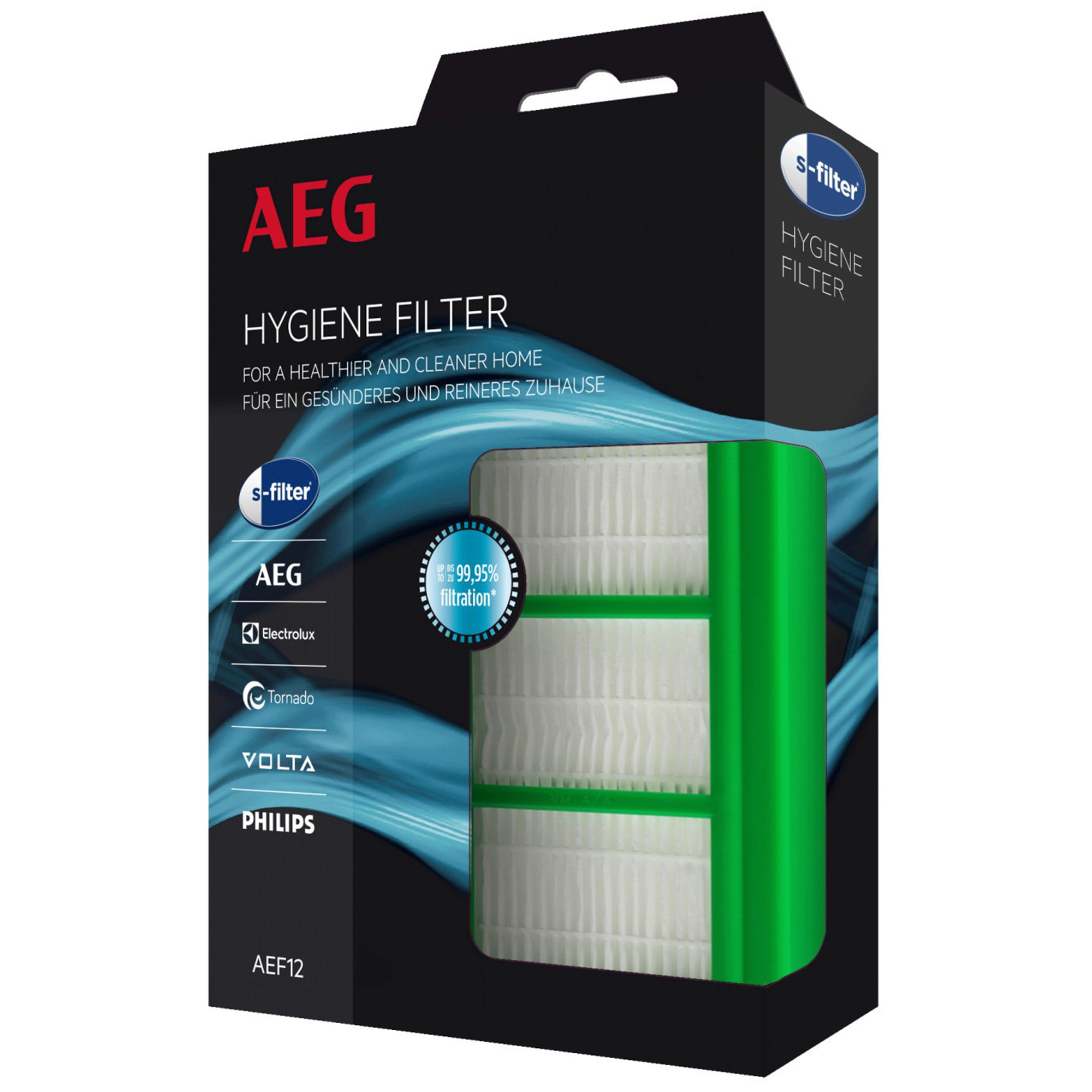 AEG | EPA H12 s-filter® uitblaasfilter | 99,95% filtering