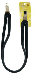 Bibia | Snelbinder | 12mm | Rubber | Met knop en asplaat